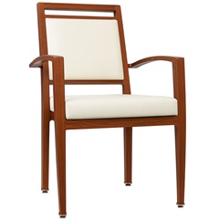 Baxter Wood-Look Arm Chair